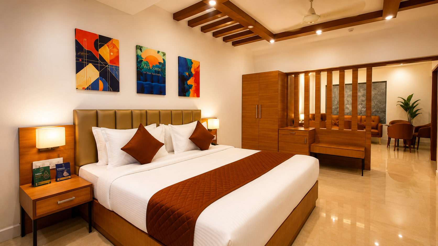 Spacious hotel suite in Kottayam at Suburban Residency