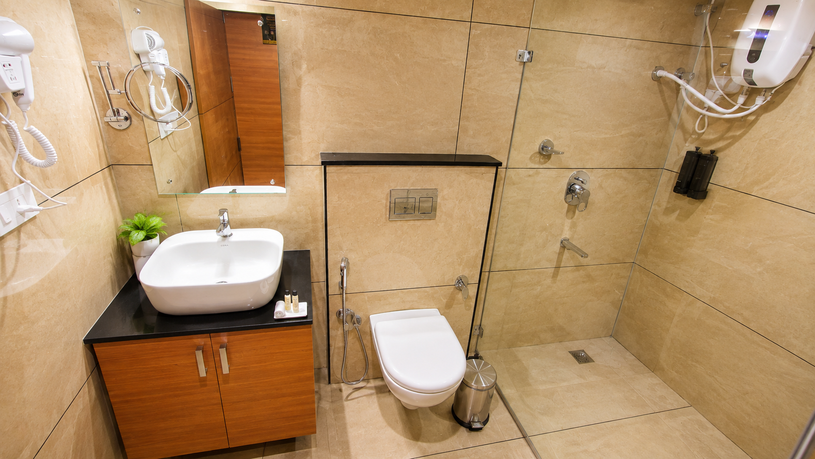Suite room bedroom in Kottayam at Suburban Residency