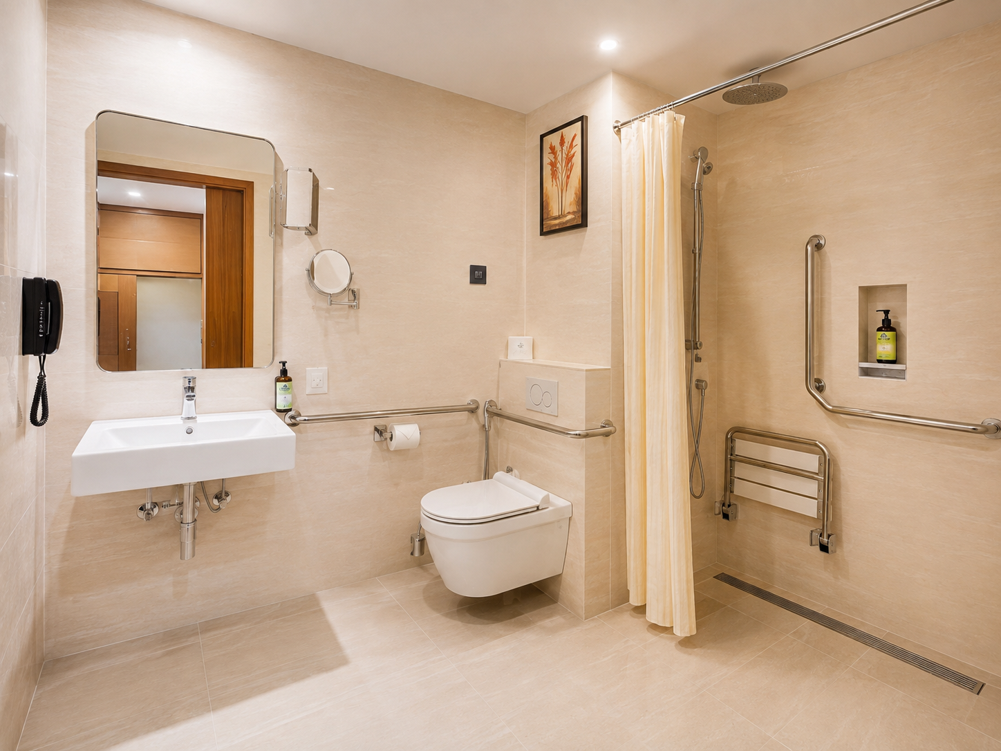 Separate living area in the Suburban Suite in Kottayam