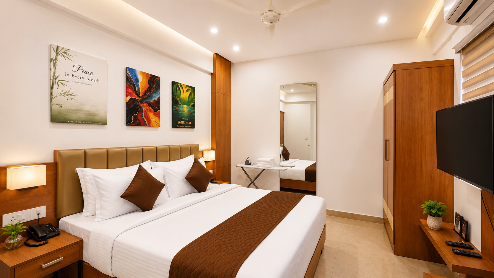 Modern amenities in a Suburban Deluxe Room